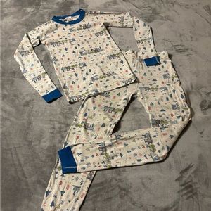 Hanna Anderson Organic Cotton Long Johns Pajama Set